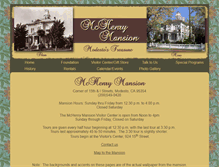 Tablet Screenshot of mchenrymansion.org